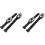 4Pièces Sangles Boucles Universelles Noir Pour À Roulettes 4