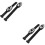 4Pièces Sangles Boucles Universelles Noir Pour À Roulettes 8