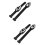 4Pièces Sangles Boucles Universelles Noir Pour À Roulettes 9