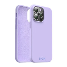 Tekuté silikónové puzdro pre iPhone 15 Pro - Levanduľa