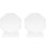 2Pièces Trophées Transparente Décoratifs Simples Délicats 7