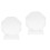 2Pièces Trophées Transparente Décoratifs Simples Délicats 9