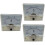 3Pièces Pointeurs Voltmetre Analogiques Blancs En ABS Durable 6