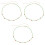 3Pièces Chaînes De Taille Perles Vertes, Accessoire Chic Pour Plage 4