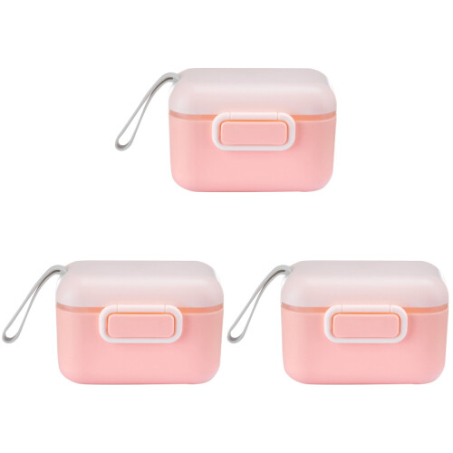 3Pièces Distributeur Formule Bébé Rose, Compact 2