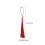 20Pièces Décor Lanternes Suspendues Pompons Rouges Accessoires Coton 3