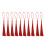 20Pièces Décor Lanternes Suspendues Pompons Rouges Accessoires Coton 10
