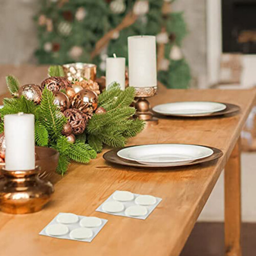 Adhésifs Bougie Blancs En Éponge Accessoires DIY 2