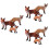9Pièces Modèles Décoratifs Simulation Animale Accessoires De Bureau 6