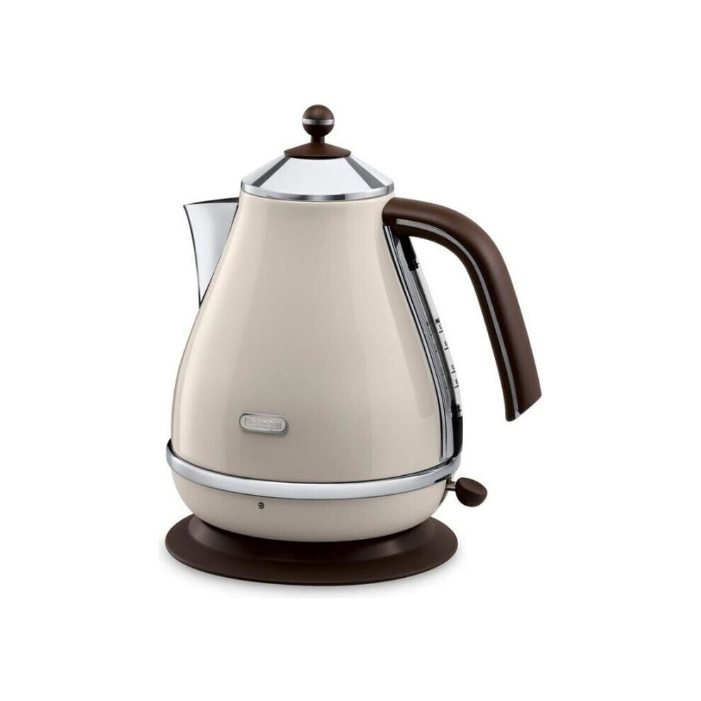 New Delonghi Argento Flora 1.7L Kettle : Cream Kbx3016.bg