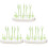 3Pièces Séchoir Vert Compact En Durable Pour Bébé 2