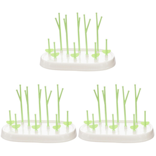 3Pièces Séchoir Vert Compact En Durable Pour Bébé 1