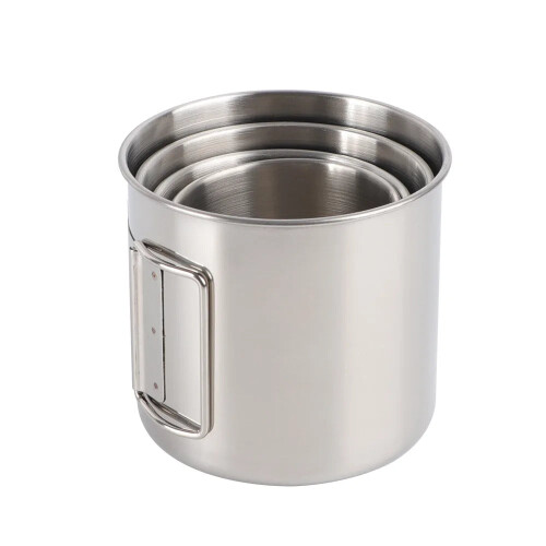 Portable Carabiner Mug with Foldable Handle