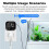 WiFi Digital Thermostat Socket Tuya App Remote Thermostat with Timer Sensor Probe Heating Cooling  EU Plug 6