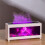 220ml Haunted Castle Humidifier Flame Fireplace Aromatherapy Diffuser Essential Oil Humidifier for Home Office A EU Plug 7