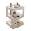 Chic Nordic-Inspired Bedside Table - Beige 1