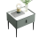 Black Metal Legs & Handles Bedside Table 1