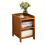 Bamboo  Bedside Table with Open Shelves - Tawny 1