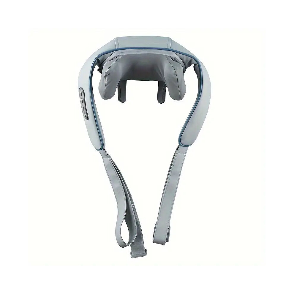 Tm Light/Gray Rechargeable Shiatsu Neck Massager Pillow