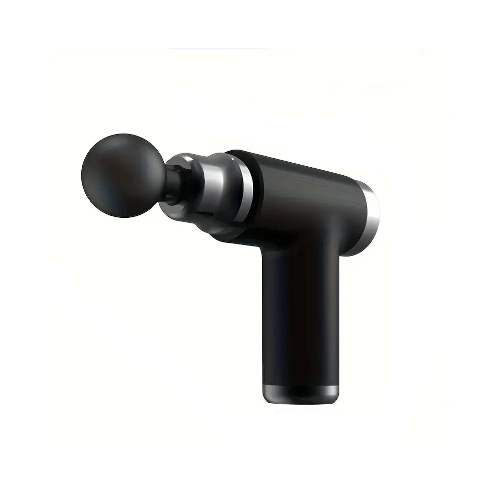Tm Black 1Pc Portable Mini Massage Gun - Deep Tissue Muscle Massager (Black)