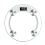 1pc Smart Digital Bathroom Scale with LCD Display, 180kg Capacity - White 1