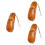 3Pièces Cordonnet Bois Chaussure Café Portable Facile À 6