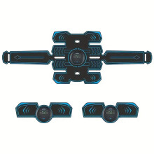 Rechargeable Fitness Belt Set with 6 Modes and 18 Intensity Levels