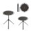 Adjustable Height Telescopic Outdoor Tripod Folding Table 1