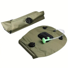 5 Gallon Solar Heated Camping Shower Bag - Portable Bath Bag