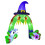 Halloween Inflatable Giant Witch Arch with LED Lights 1