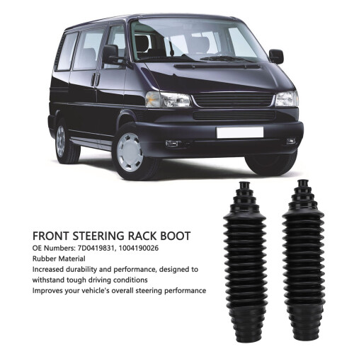 OE Standard Steering Rack Boot Rubber 2PCS for T4  Heavy Duty 7D0419831 2