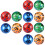 12Pièces Ballons Numérotés Jouets Enfant PVC Durable 6