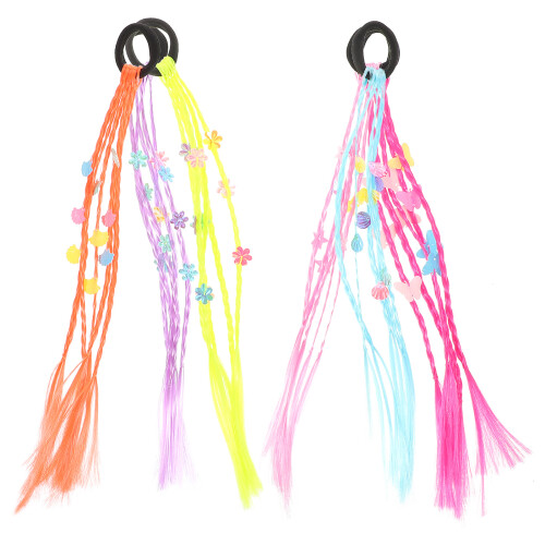 12Pièces Accessoires Synthétiques Multicolores Pour Filles 1