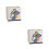 2Pièces Boîtes Rangement Cartable Cartoon Lavable 4