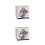 2Pièces Boîtes Rangement Cartable Cartoon Lavable 7