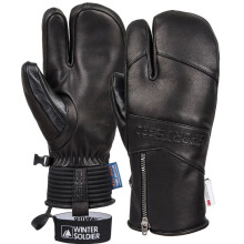 Winter Ski Gloves - Goatskin Leather Mittens