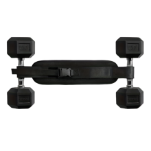 Weighted Waist Trainer Belt - Adjustable Resistance(Black)