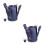 2Pièces Chauffant Chaussures Marine Flux D’air Ajustable 5