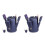 2Pièces Chauffant Chaussures Marine Flux D’air Ajustable 6