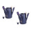 2Pièces Chauffant Chaussures Marine Flux D’air Ajustable 7
