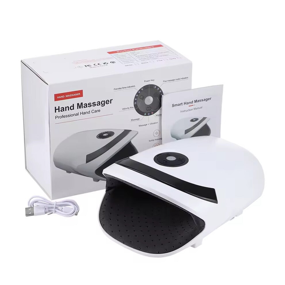 Tm Rechargeable Hand Massager With Heat & Vibration Therapy