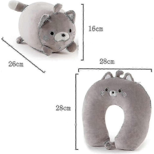 Cuscino da viaggio 2 in 1 convertibile per bambini, cuscino cervicale per viaggi in aereo 2