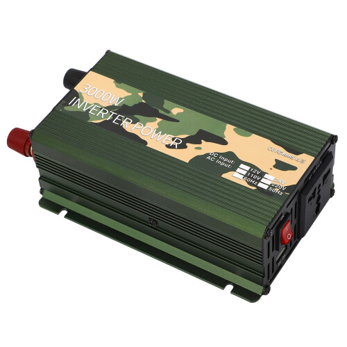 Έξυπνος μετατροπέας ισχύος ελέγχου τσιπ 3000W DC12V σε AC110V Υψηλή απόδοση μετατροπής 2