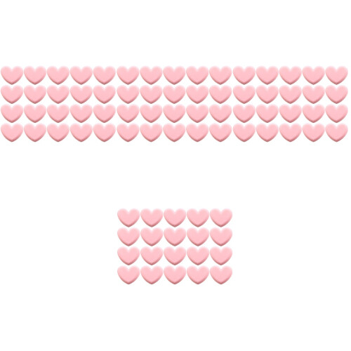80Pièces Clips Plastique Rose Forme , Clips Sceau Snack Et 2
