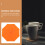5Pièces Couvercles Mug Silicone En Forme De Orange 4