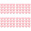 80Pièces Clips Plastique Rose Forme , Clips Sceau Snack Et 5