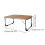 1Pièces Table De Lit Pliable Aluminium Bois Stable Pour Maison 3