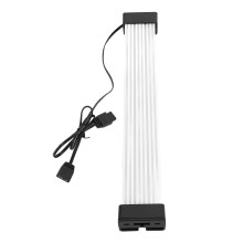 Cavo in silicone nero ARGB da 260 mm 5V da 8Pin a 2x8Pin