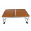 1Pièces Table De Lit Pliable Aluminium Bois Stable Pour Maison 10