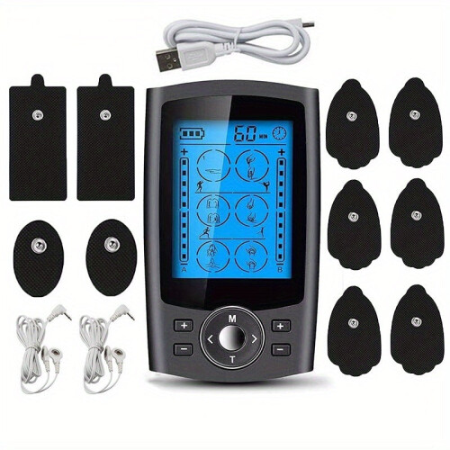 Digital TENS Muscle Stimulator – 36 Modes EMS Acupuncture(Black)